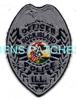 ILLINOIS,ROCK ISLAND POLICE BADGE PATCH 2_wm